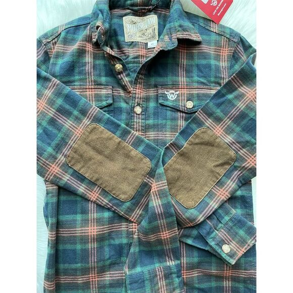 🆕 Moosejaw Men's Plaid Flannel Shirt XS Multicolor Long Sleeve Casual Unisex - Picture 6 of 10